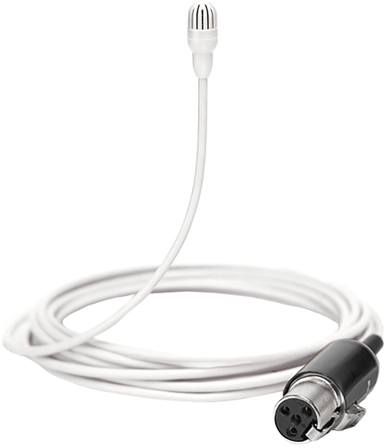 Shure TL46W/O-MTQG TwinPlex Subminiature Omnidirectional Lavalier Microphone with MTQG Plug - White