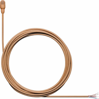 Shure TL47C/O-NC-A TwinPlex Omnidirectional Lavalier Microphone - Bare Wire with Accessories - Cocoa