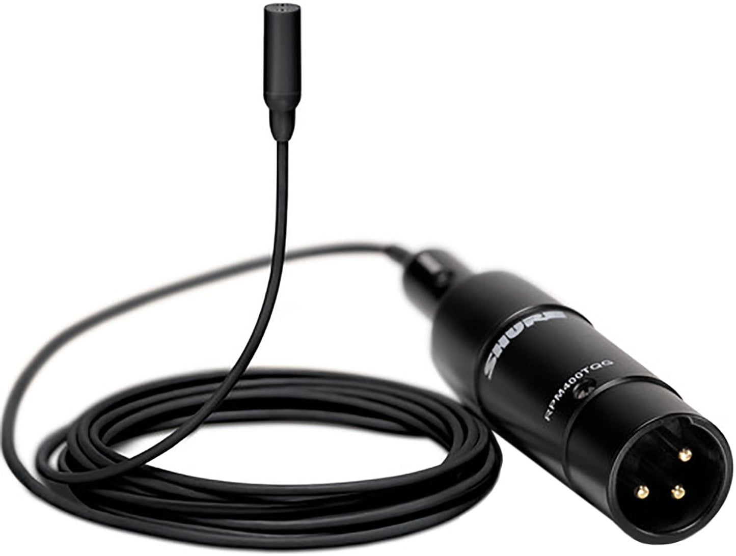 Shure TL48B/O-XLR-A TwinPlex Omnidirectional Lavalier Microphone - XLR with Accessories - Black