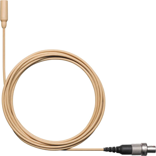 Shure TL48T/O-LEMO-A tan TwinPlex omnidirectional lavalier microphone with LEMO3 connector, main product view