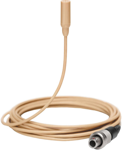 Shure TL48T/O-LEMO-A TwinPlex Omnidirectional Lavalier Microphone - LEMO3 with Accessories - Tan