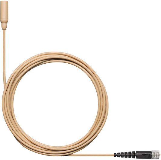 Shure TL48T/O-MDOT-A tan TwinPlex omnidirectional lavalier microphone with MicroDot connector, main product view