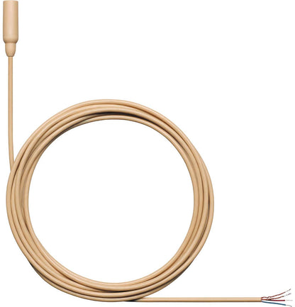 Shure TL48T/O-NC-A TwinPlex Omnidirectional Lavalier Microphone - Bare Wire with Accessories - Tan