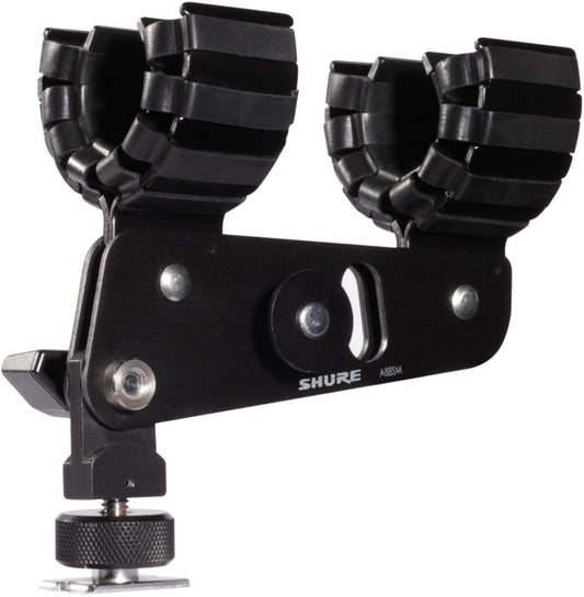 Shure A88SM microphone isolation mount with camera shoe foot