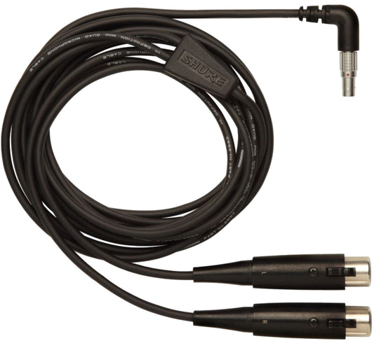 Shure PA720 10 foot 5-pin LEMO to dual XLR female input cable for P6HW and P9HW