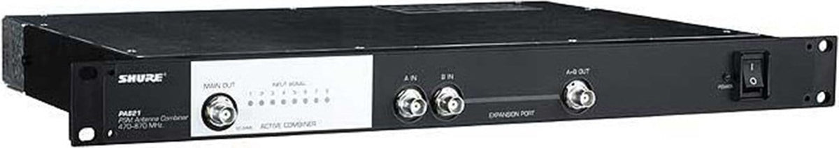 Shure PA821 8 channel RF antenna combiner for PSM transmitters