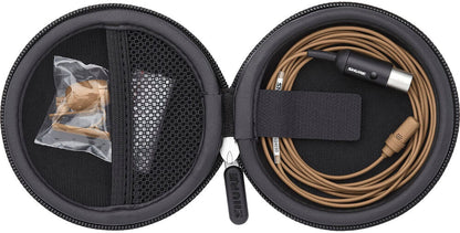 Shure UL4T/C-MTQG-A UniPlex Cardioid Subminiature Lavalier Microphone with MTQG Connector - Tan