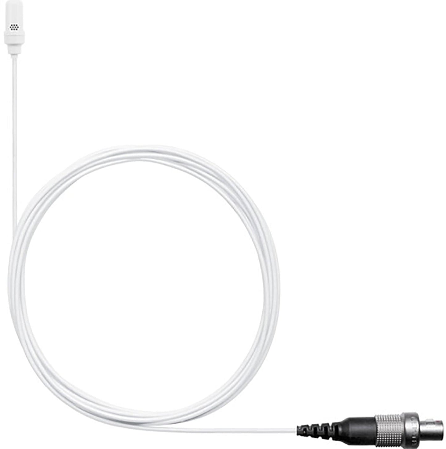 Shure UL4W/C-LM3-A UniPlex Cardioid Subminiature Lavalier Microphone with LM3 Connector - White