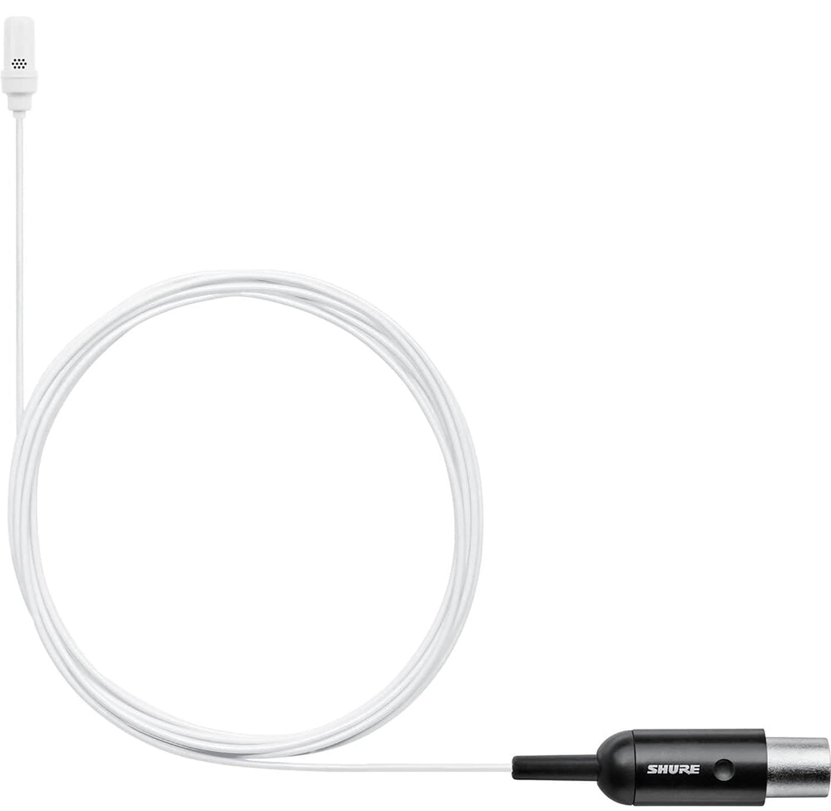 Shure UL4W/C-MTQG-A white UniPlex lavalier microphone, additional product photo 2
