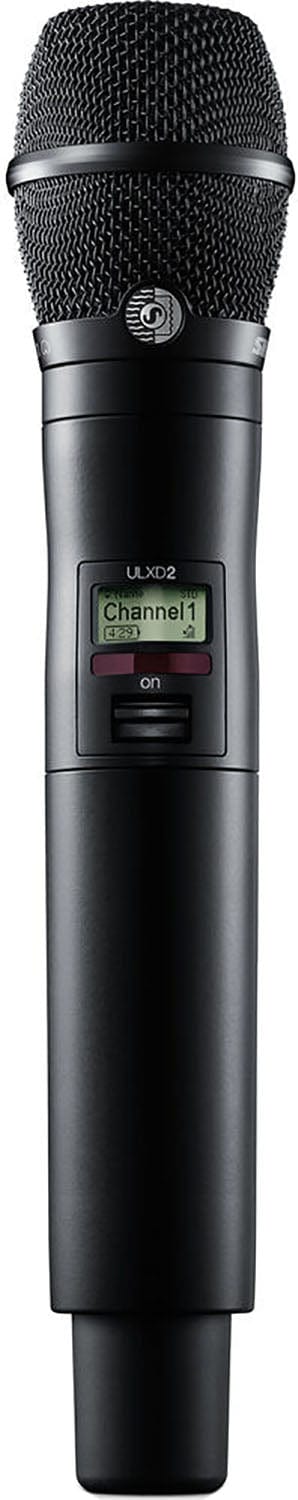 Shure ULXD2/K11B K51 black digital handheld wireless microphone transmitter with KSM11 capsule, product view