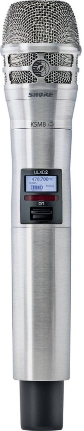Shure ULXD2/K8N-J50A digital handheld transmitter with KSM8 capsule