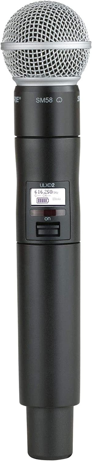 Shure ULXD2/SM58-H50 ULX-D digital handheld wireless transmitter with SM58 capsule