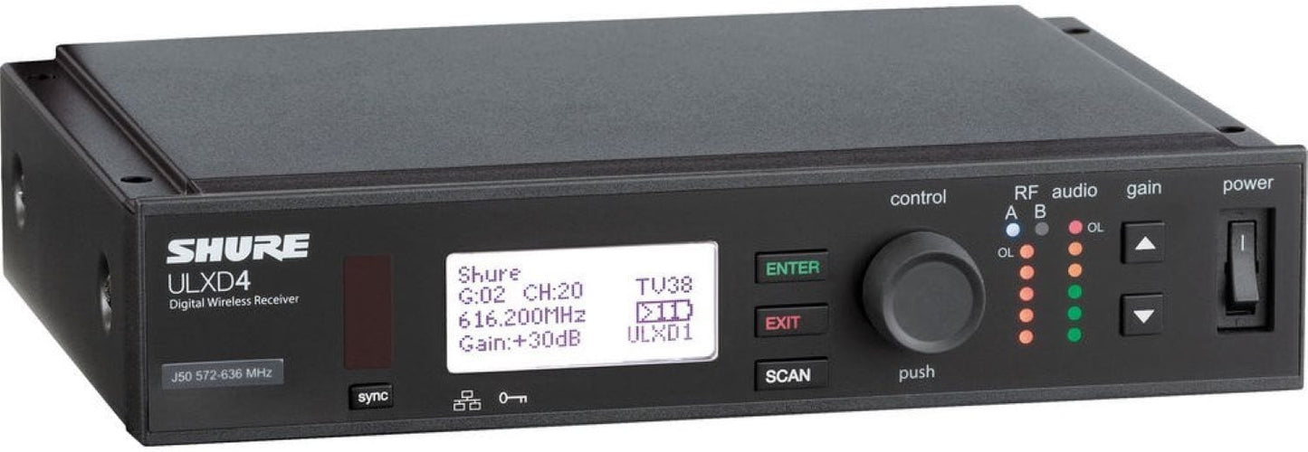Shure ULXD4 Digital Wireless Receiver - G50 Band