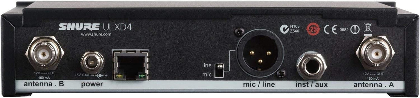 Shure ULXD4 Digital Wireless Receiver - V50 Band