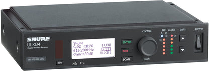 Shure ULXD4-GV Digital Wireless Receiver - G50 Band