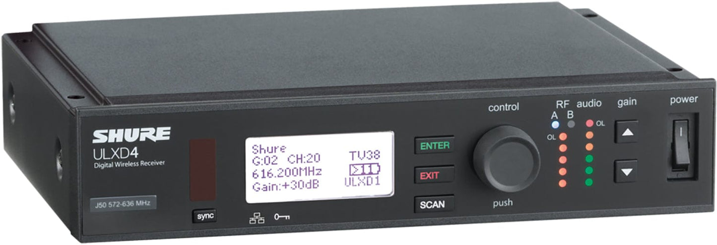Shure ULXD4-GV Digital Wireless Receiver - H50 Band