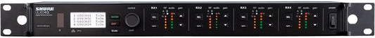 Shure ULXD4Q-GV-J50A government executive quad-channel receiver front panel