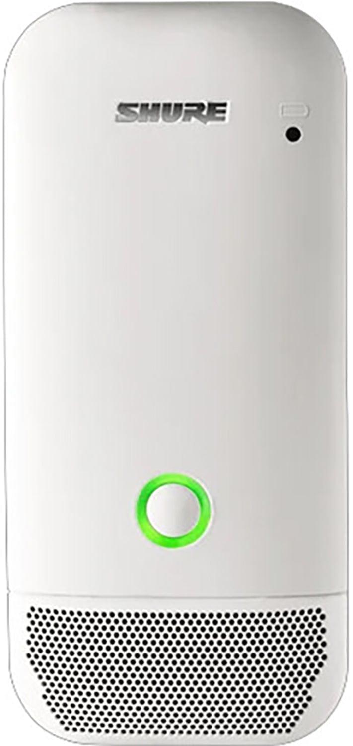 Shure ULXD6W/O H50 wireless boundary omnidirectional tabletop transmitter in white, product view