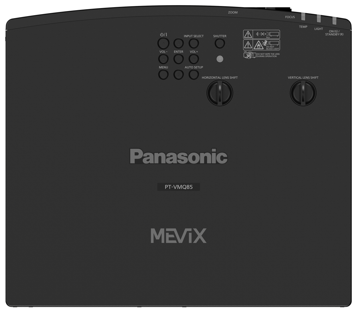 Panasonic PT-VMQ85BU: 8,000 Lumen 4K Laser LCD Projector with Standard Throw Lens, Black, view 5