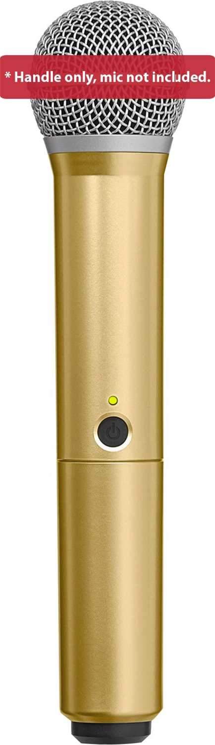 Shure BLX PG58 Wireless Mic Colored Handle Gold