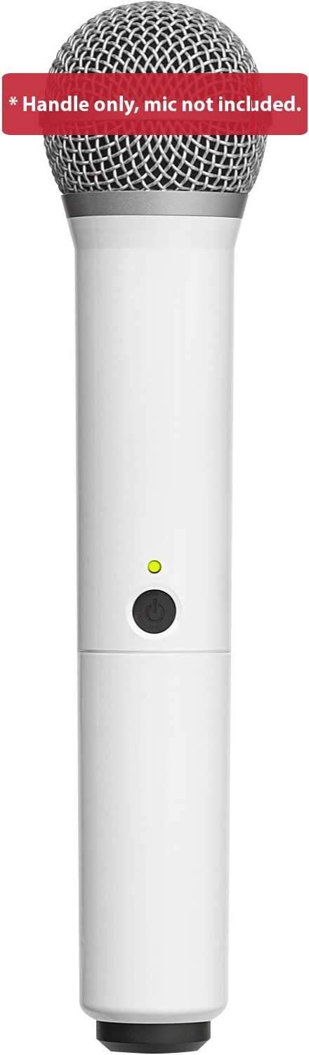 Shure BLX PG58 Wireless Mic Colored Handle White