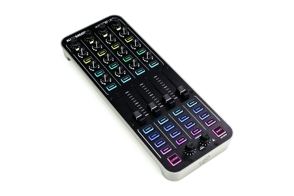Allen & Heath XONE:K3 DJ MIDI controller left angle view