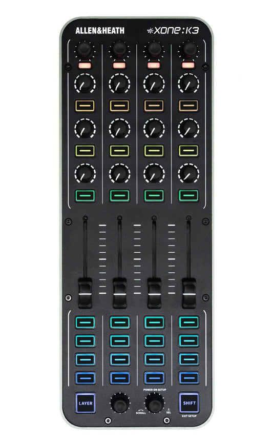 Allen & Heath XONE:K3 DJ MIDI controller top view