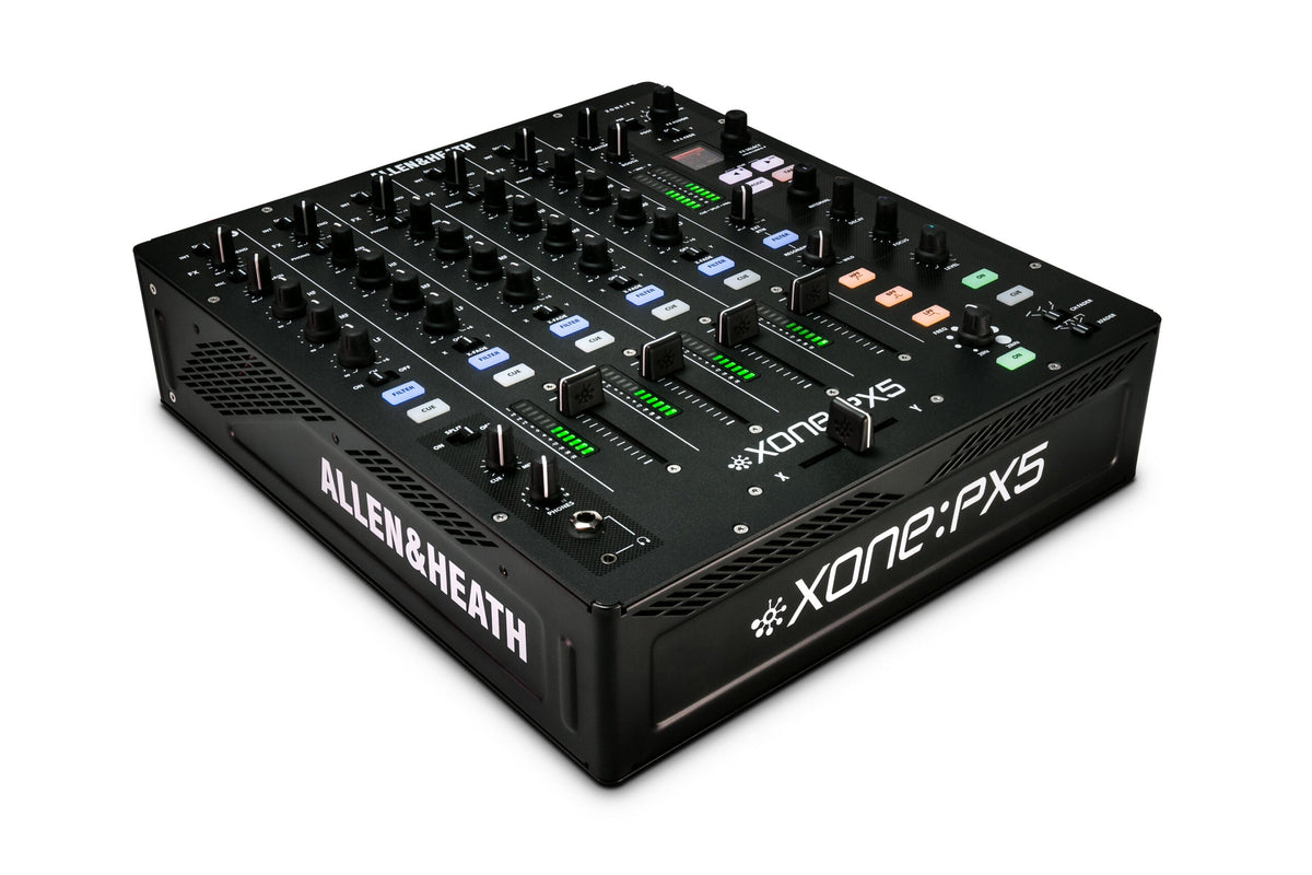 Allen & Heath XONE:PX5 DJ mixer three quarter left view