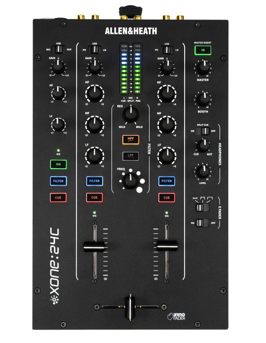Allen & Heath XONE:24C DJ mixer top view