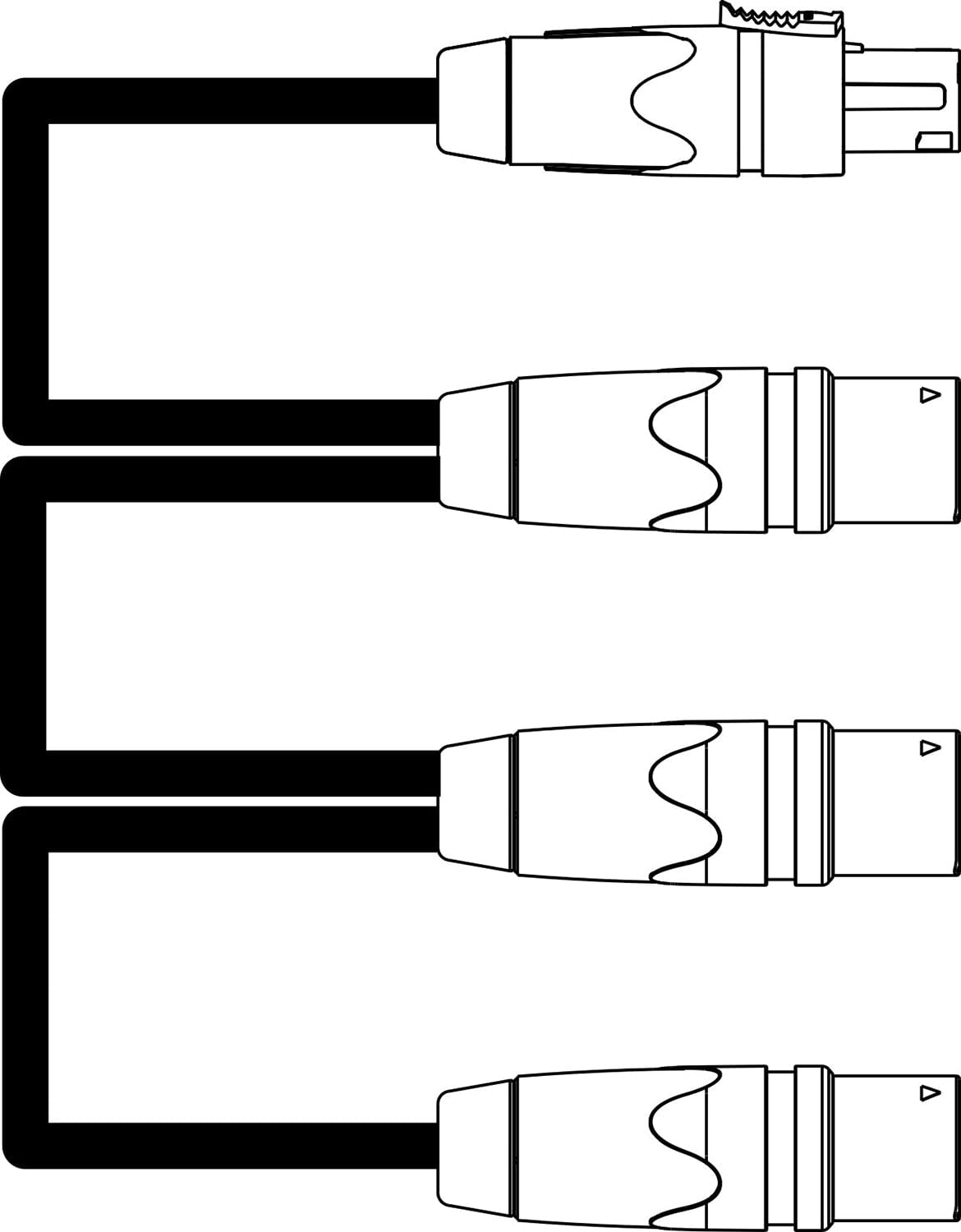 d&b audiotechnik Z2293.002 T Linkset NLT4 speaker cable