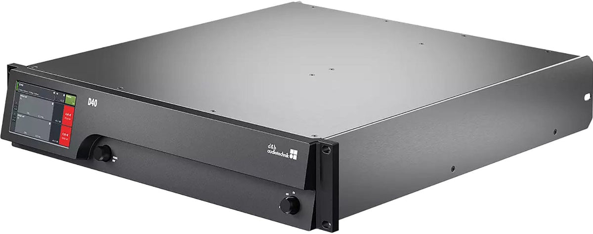 d&b audiotechnik D40 4 channel Class D amplifier, view 2