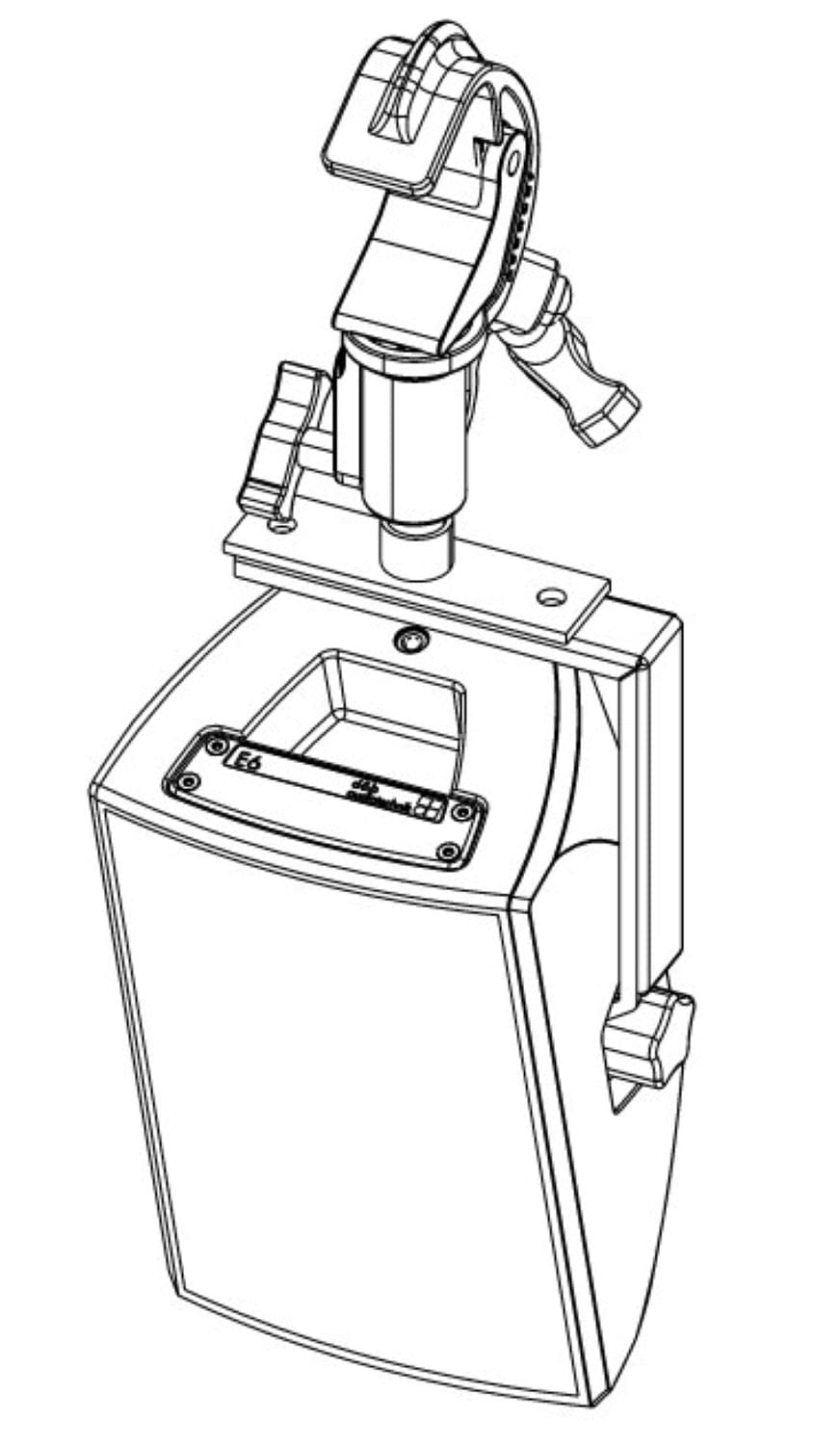 d&b audiotechnik Z5010.000.02 TV Spigot with Fixing Plate