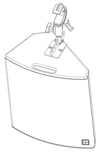 d&b audiotechnik Z5012.500 Pipe Clamp for TV Spigot