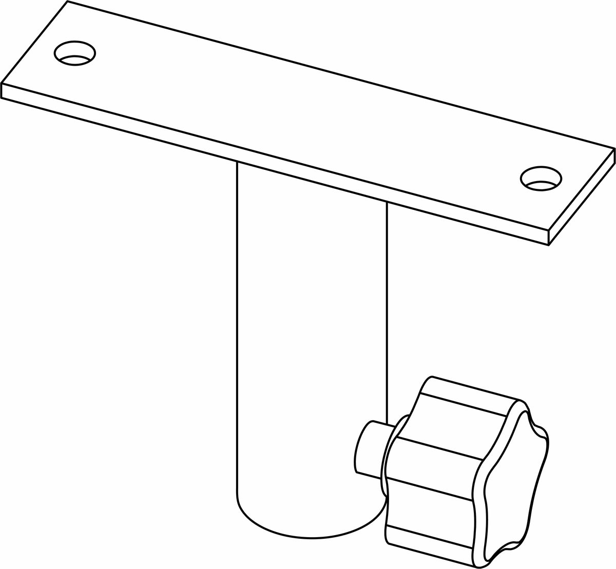 d&b audiotechnik Z5024.000.00 loudspeaker stand adapter