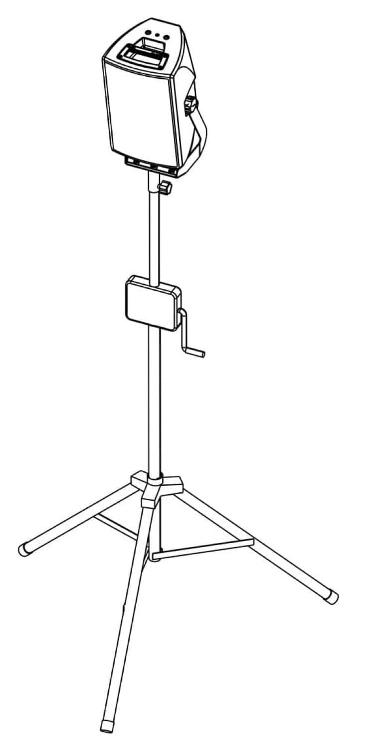 d&b audiotechnik Z5034.000.00 stand adapter with M10 thread, view 2