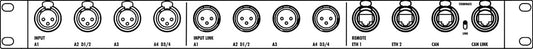 d&b audiotechnik Z5338.000 19 Inch Rack I/O Panel for D20 / D80 Amplifiers