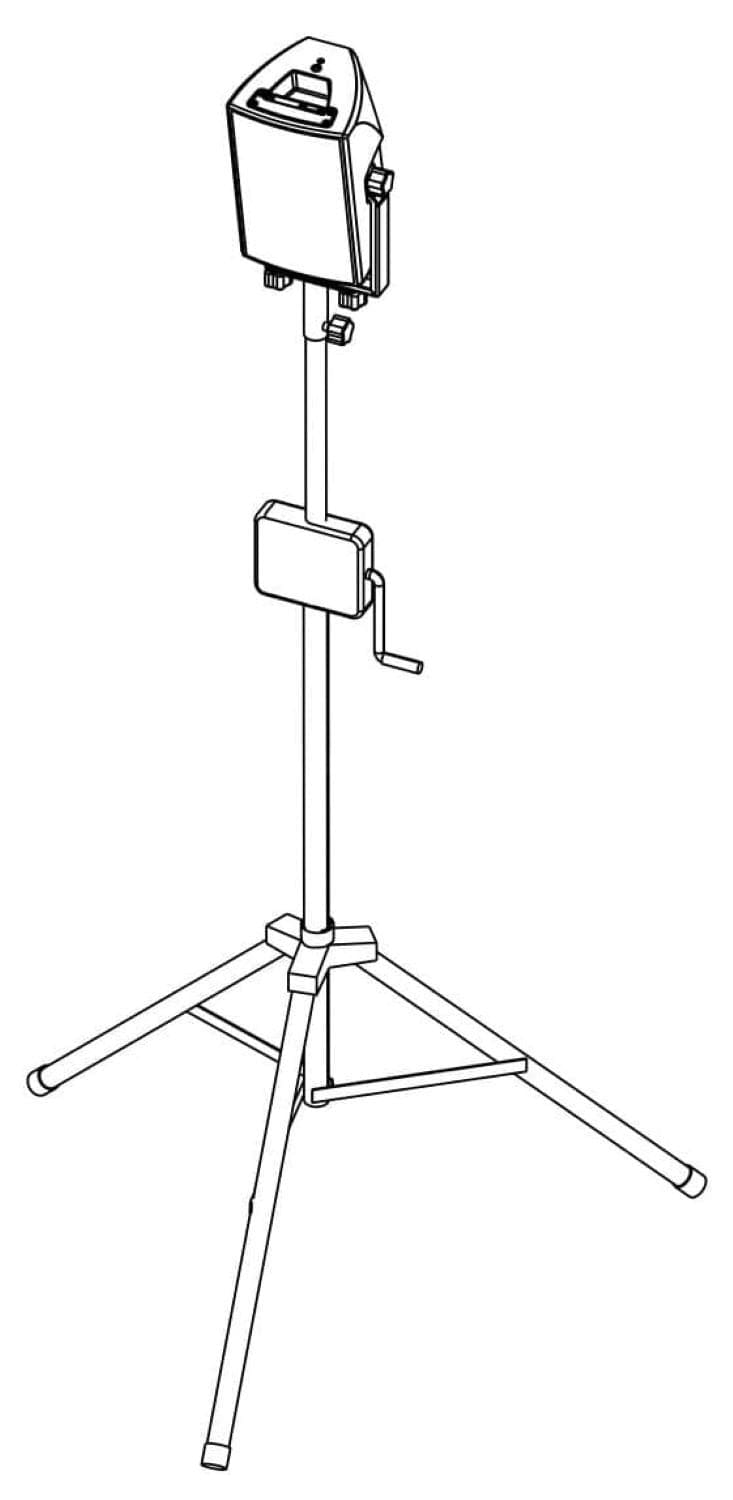 d&b audiotechnik Z5377.000 E6 swivel bracket, view 2