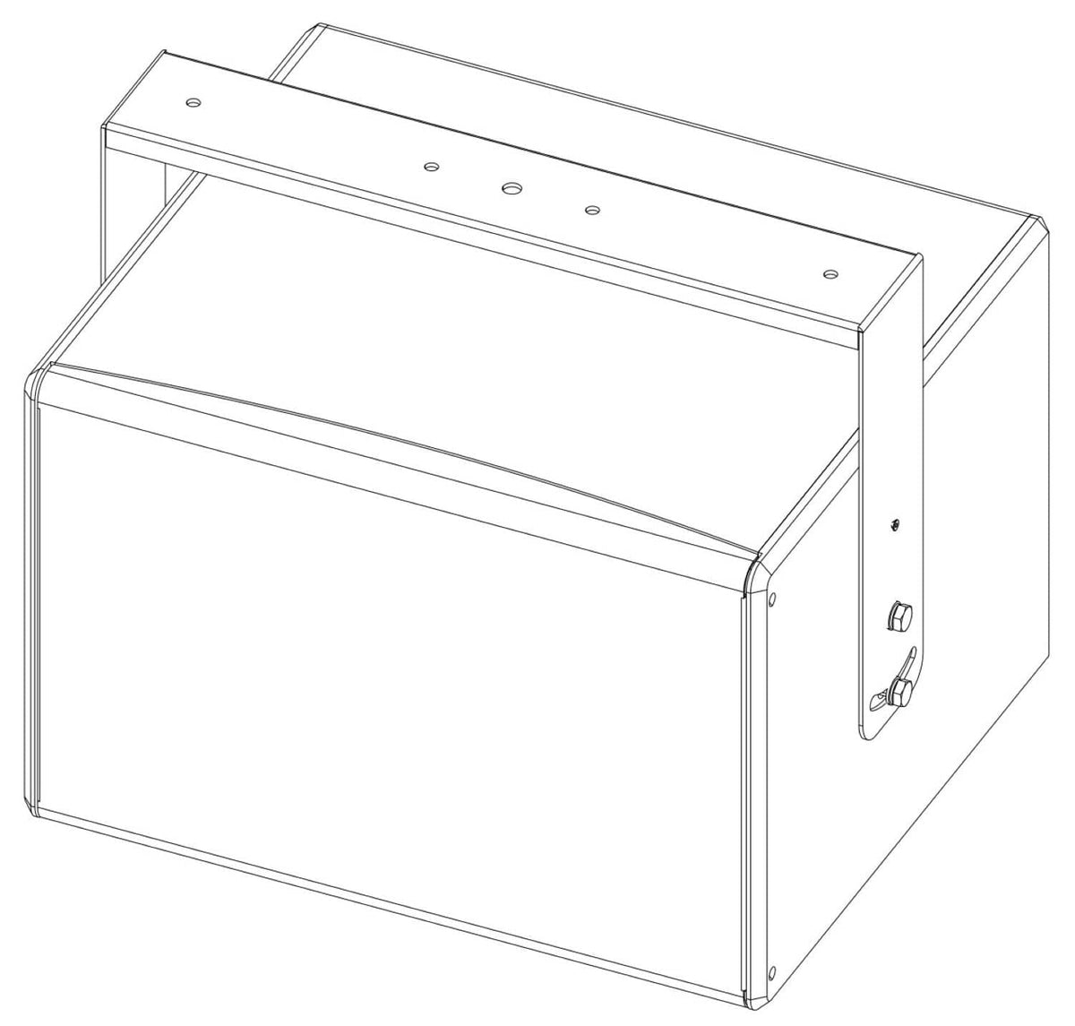 d&b audiotechnik Z5412.000 12S-SUB horizontal bracket, view 2