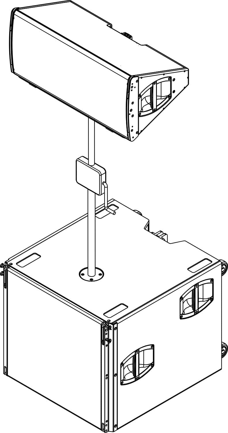 d&b audiotechnik Z5460.000 AL Stand Adapter