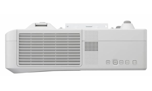 Sony VPL-SW526C projector side profile with ultra short throw lens