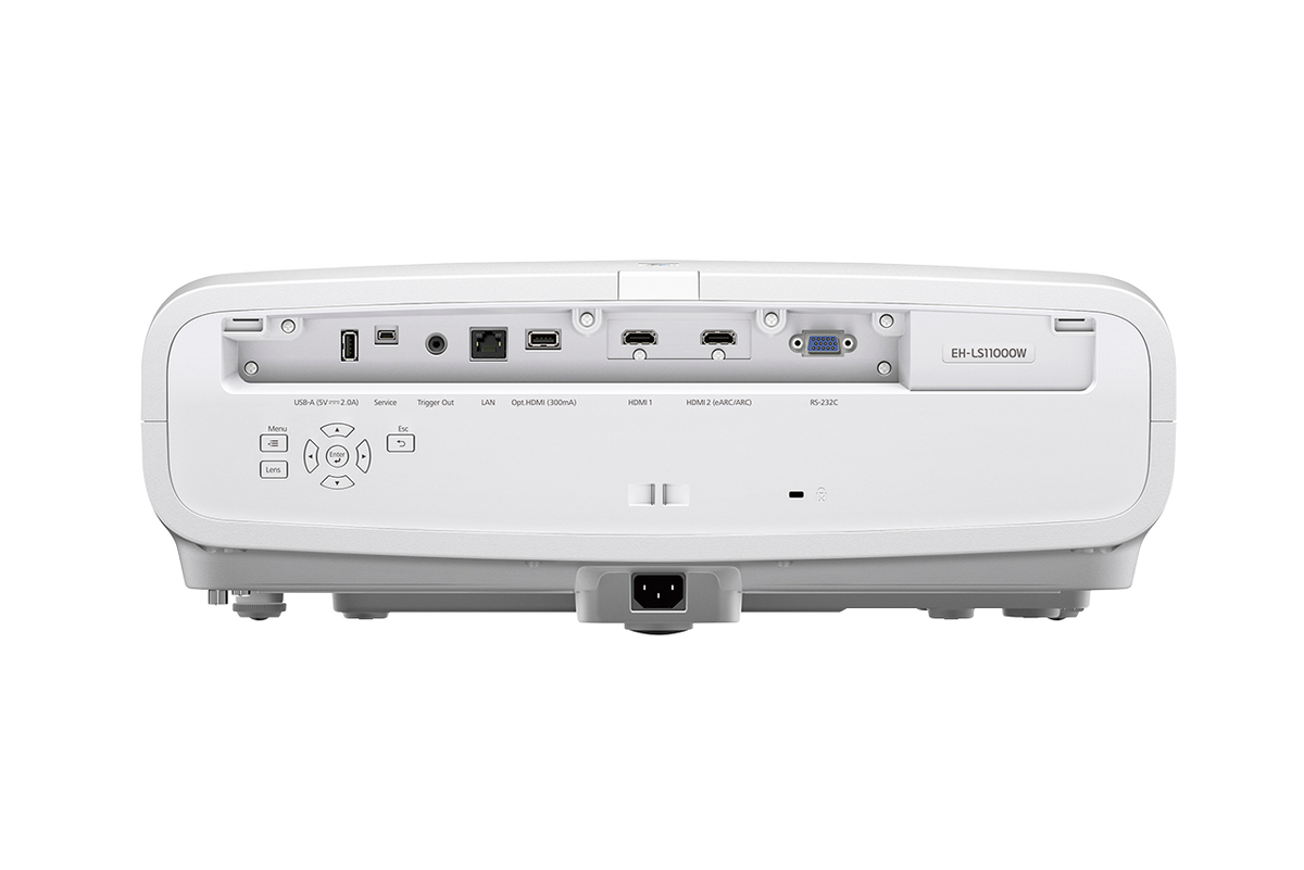 Epson EH-LS11000W: 2,500 Lumens 4K 3840 x 2160, 8.3m pixels, 16:9 3LCD Laser Projector for Home Cinema, view 4