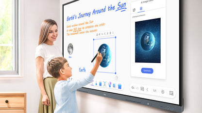 BenQ RE6505AC Board Essential RE05AC 65 inch 4K interactive display, view 2