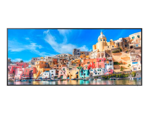 Samsung QM-D Series 105 inch LH105QMDNC/UE professional 21:9 panoramic 5K UHD slim direct-lit commercial signage LED display supplied by Trianze Tech Dubai