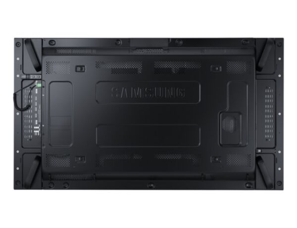 Rear connectivity panel of the Samsung UD46E-C video wall display with HDMI, DisplayPort, and RS232C ports