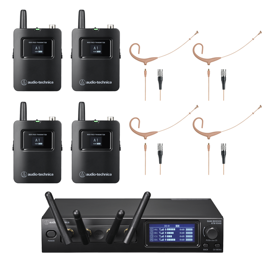 Audio-Technica ATW-1441 System 20 PRO Quad Wireless Beltpack System product photo