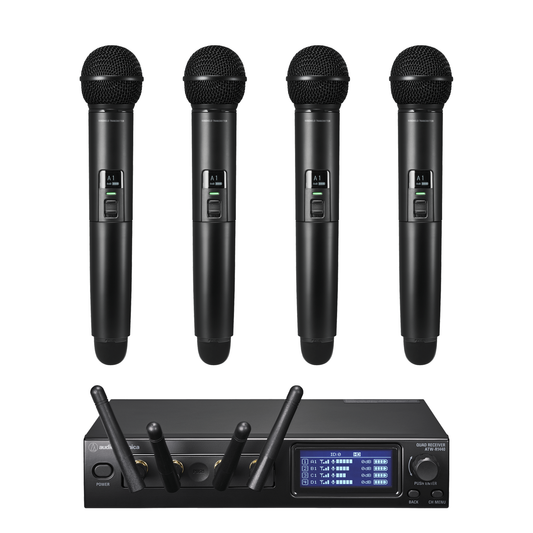 Audio-Technica ATW-1444 System 20 PRO Quad Wireless Handheld Microphone System product photo