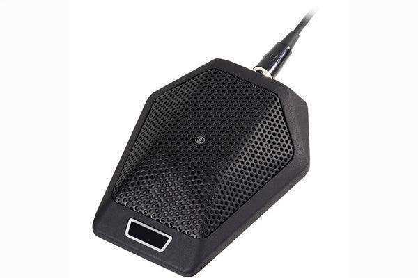 Audio-Technica U891RCb Cardioid Condenser Boundary Microphone with Local or Remote Switching, Black additional product photo 3