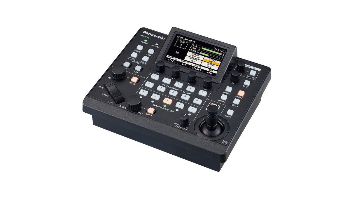 Panasonic AW-RP60GJ: PTZ Camera Remote Controller, view 2