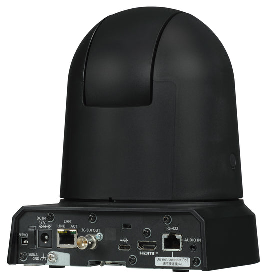 Panasonic AW-UE50KPJ5: 4K PTZ Camera with 24x Optical Zoom, NDI and SRT, Black