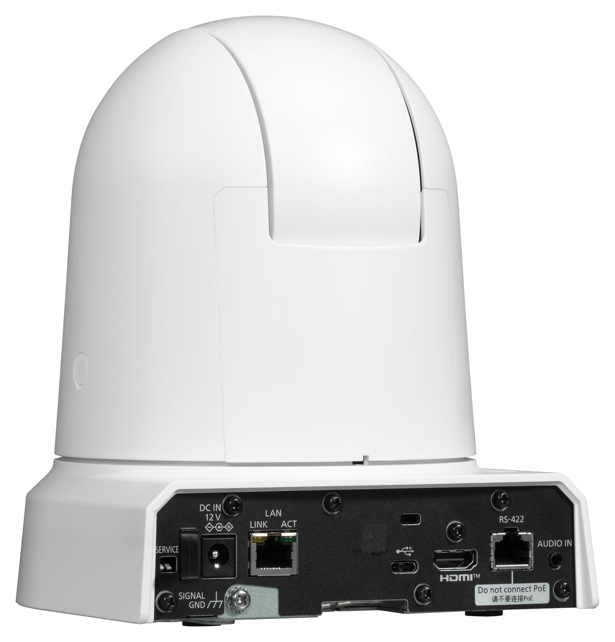Panasonic AW-UE50WPJ5: 4K PTZ Camera with 24x Optical Zoom, NDI and SRT, White, view 3